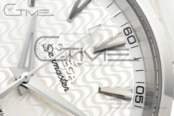 Aqua Terra 150M SS VSF 1:1 Best Edition White Wave Textured Dial on SS Bracelet A8500 Super Clone - Image 5