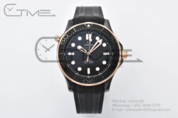 Seamaster 300m 43.5mm RG Ceramic/RU Black Dial VSF 1:1 Best Edition A8806 - Image 4