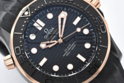 Seamaster 300m 43.5mm RG Ceramic/RU Black Dial VSF 1:1 Best Edition A8806 - Image 3