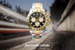 Daytona 126503 Clean Factory 1:1 Best Edition 904L Black Diamond Dial on SS/YG Bracelet SH4131