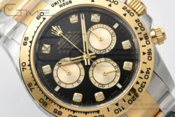 Daytona 126503 Clean Factory 1:1 Best Edition 904L Black Diamond Dial on SS/YG Bracelet SH4131 - Image 3