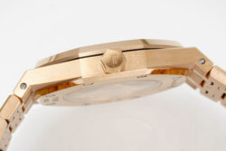 Royal Oak 41mm 15400 RG APS 1:1 Best Edition Black Textured Dial on RG Bracelet SA3120 Super Clone - Image 8