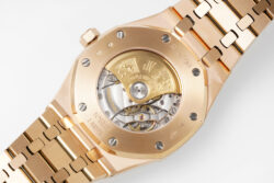 Royal Oak 41mm 15400 RG APS 1:1 Best Edition Black Textured Dial on RG Bracelet SA3120 Super Clone - Image 7