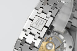Royal Oak 37mm 15451 SS APSF 1:1 Best Edition Black Textured Dial on SS Bracelet SA3120 Super Clone - Image 10