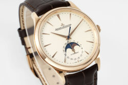 Master Ultra Thin Moonphase RG/LE White/Stk Dial APS A925 Super Clone - Image 4