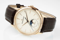 Master Ultra Thin Moonphase RG/LE White/Stk Dial APS A925 Super Clone - Image 3