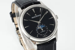 Master Ultra Thin Moonphase SS/LE Black/Stk Dial APS A925 Super Clone - Image 4