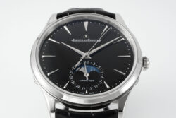 Master Ultra Thin Moonphase SS/LE Black/Stk Dial APS A925 Super Clone - Image 6