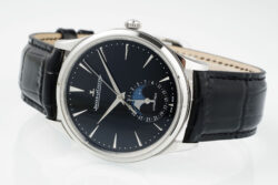 Master Ultra Thin Moonphase SS/LE Black/Stk Dial APS A925 Super Clone - Image 3
