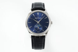 Master Ultra Thin Moonphase SS/LE Blue/Stk Dial APS A925 Super Clone
