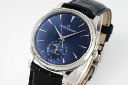 Master Ultra Thin Moonphase SS/LE Blue/Stk Dial APS A925 Super Clone - Image 2
