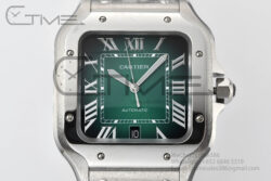 Santos De Cartier BVF 40mm XL SS/SS Green Dial on SS Bracelet MY9019 - Image 3