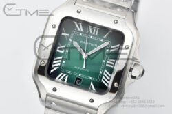 Santos De Cartier BVF 40mm XL SS/SS Green Dial on SS Bracelet MY9019 - Image 2