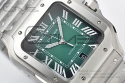 Santos De Cartier BVF 40mm XL SS/SS Green Dial on SS Bracelet MY9019 - Image 4