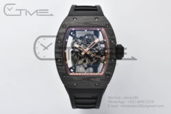 RM055 APSF NTPT Gold Rehaut Skeleton Dial on Black Rubber Strap RMUL2 Super Clone - Image 5