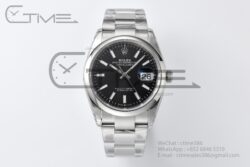 DateJust 36mm 126200 904L SS VSF 1:1 Best Edition Black Dial on Oyster Bracelet VS3235