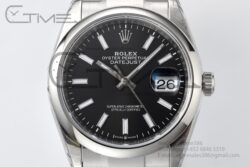 DateJust 36mm 126200 904L SS VSF 1:1 Best Edition Black Dial on Oyster Bracelet VS3235 - Image 3