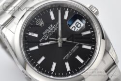 DateJust 36mm 126200 904L SS VSF 1:1 Best Edition Black Dial on Oyster Bracelet VS3235 - Image 4