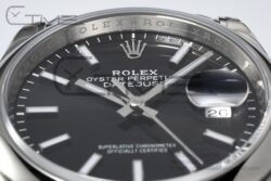 DateJust 36mm 126200 904L SS VSF 1:1 Best Edition Black Dial on Oyster Bracelet VS3235 - Image 5