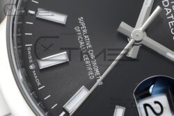 DateJust 36mm 126200 904L SS VSF 1:1 Best Edition Black Dial on Oyster Bracelet VS3235 - Image 9