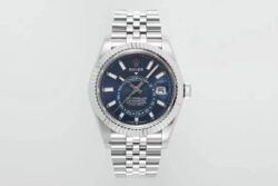 Sky-Dweller 326934 904L SS ZF 1:1 Best Edition Blue Dial on SS Jubilee Bracelet A2824 - Image 3