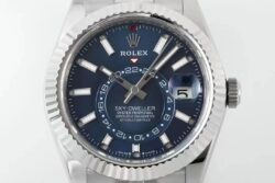 Sky-Dweller 326934 904L SS ZF 1:1 Best Edition Blue Dial on SS Jubilee Bracelet A2824 - Image 4