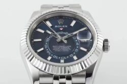 Sky-Dweller 326934 904L SS ZF 1:1 Best Edition Blue Dial on SS Jubilee Bracelet A2824 - Image 5