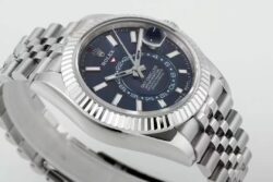 Sky-Dweller 326934 904L SS ZF 1:1 Best Edition Blue Dial on SS Jubilee Bracelet A2824 - Image 6