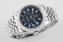 Sky-Dweller 326934 904L SS ZF 1:1 Best Edition Blue Dial on SS Jubilee Bracelet A2824 - Image 2