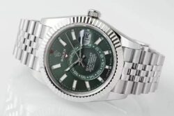 Sky-Dweller 326934 904L SS ZF 1:1 Best Edition Green Dial on SS Jubilee Bracelet A2824 - Image 7