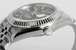 Sky-Dweller 326934 904L SS ZF 1:1 Best Edition Green Dial on SS Jubilee Bracelet A2824 - Image 8