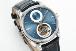 Master Ultra Thin Limited 40mm SS Blue Dial on Leather Strap APS Tourb - Image 4