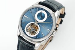 Master Ultra Thin Limited 40mm SS Blue Dial on Leather Strap APS Tourb - Image 2