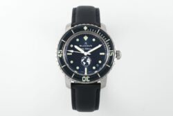 Fifty Fathoms Ocean Commitment III ZF 1:1 Best Edition Blue Dial on Black Sail-canvas Strap A1151