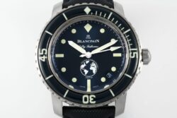 Fifty Fathoms Ocean Commitment III ZF 1:1 Best Edition Blue Dial on Black Sail-canvas Strap A1151 - Image 4