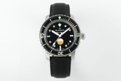 Fifty Fathoms 5008 MIL-SPEC ZF 1:1 Best Edition Black Dial on Black Sail-canvas Strap A1151