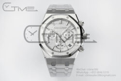 Royal Oak Chrono 26240ST 41mm SS/SS Silver Dial APS SH4401 Super Clone