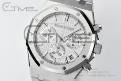 Royal Oak Chrono 26240ST 41mm SS/SS Silver Dial APS SH4401 Super Clone - Image 2
