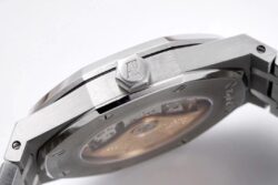 Royal Oak 41mm 15400 SS ZF 1:1 Best Edition Blue Textured Dial on SS Bracelet SA3120 Super Clone - Image 6
