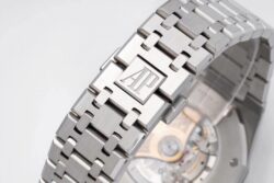Royal Oak 41mm 15400 SS ZF 1:1 Best Edition Blue Textured Dial on SS Bracelet SA3120 Super Clone - Image 9