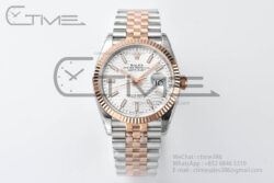 DateJust 36 126231 SS/RG VSF 1:1 Best Edition 904L Steel Silver Textured/Stk Dial on Jubilee Bracelet VS3235