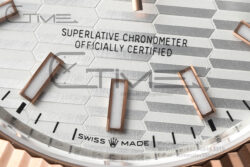 DateJust 36 126231 SS/RG VSF 1:1 Best Edition 904L Steel Silver Textured/Stk Dial on Jubilee Bracelet VS3235 - Image 9