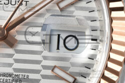 DateJust 36 126231 SS/RG VSF 1:1 Best Edition 904L Steel Silver Textured/Stk Dial on Jubilee Bracelet VS3235 - Image 8