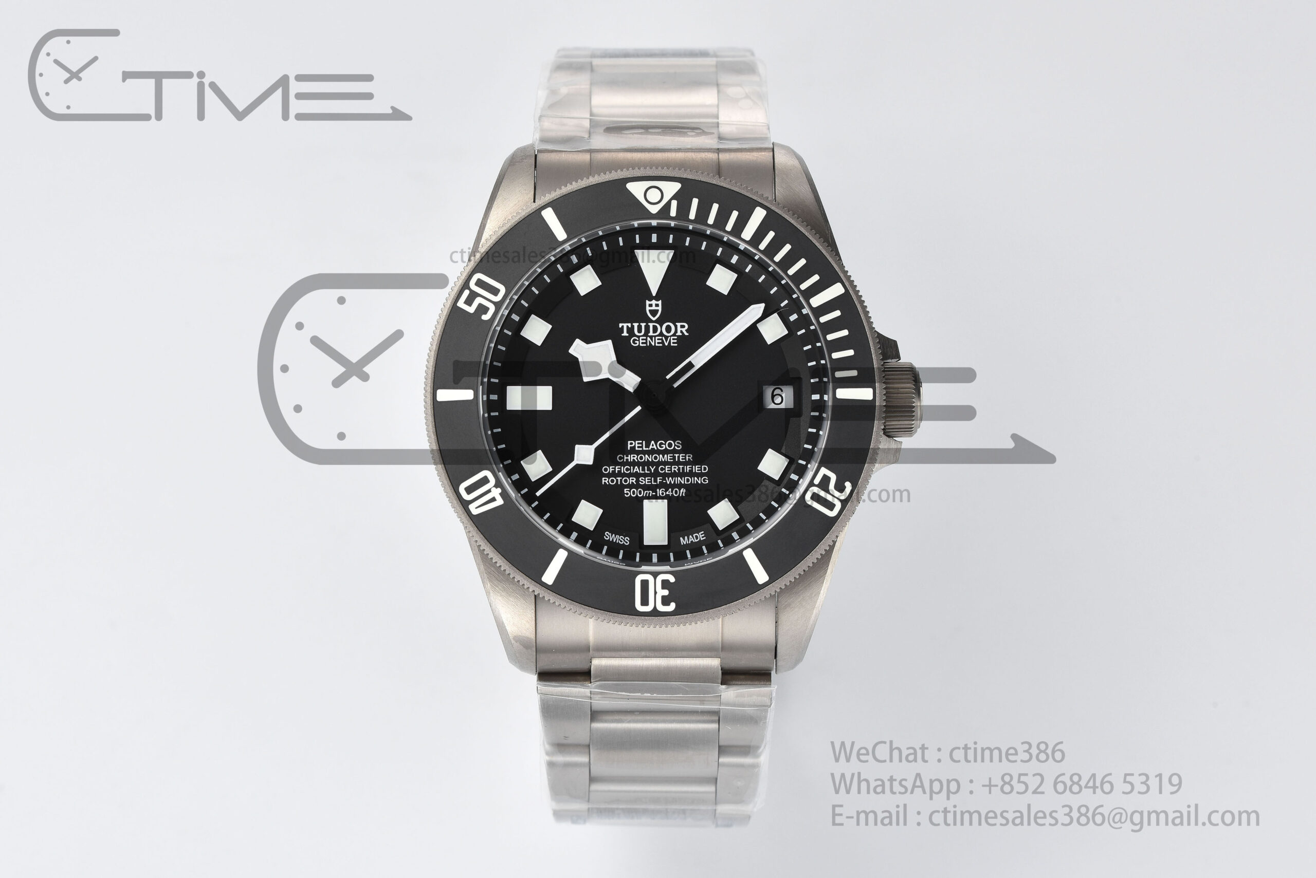HFF_3069 Tudor Pelagos Titanium 42mm TI/TI Black Dial XF V5 A2824 - Image 1