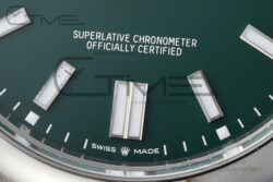 Oyster Perpetual 124300 41mm VSF 1:1 Best Edition 904L Steel Green Dial VS3235 - Image 8