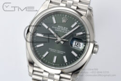DateJust 36mm SS 126200 VSF 1:1 Best Edition 904L Steel Green Dial on Jubilee Bracelet VS3235 - Image 2