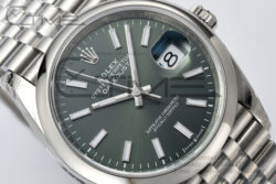 DateJust 36mm SS 126200 VSF 1:1 Best Edition 904L Steel Green Dial on Jubilee Bracelet VS3235 - Image 3