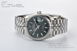 DateJust 36mm SS 126200 VSF 1:1 Best Edition 904L Steel Green Dial on Jubilee Bracelet VS3235 - Image 4