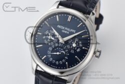 Grand Complications 5140 39mm 3KF SS/LE Blue Dial On Blue Leather Strap A240 - Image 2