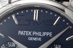 Grand Complications 5140 39mm 3KF SS/LE Blue Dial On Blue Leather Strap A240 - Image 7
